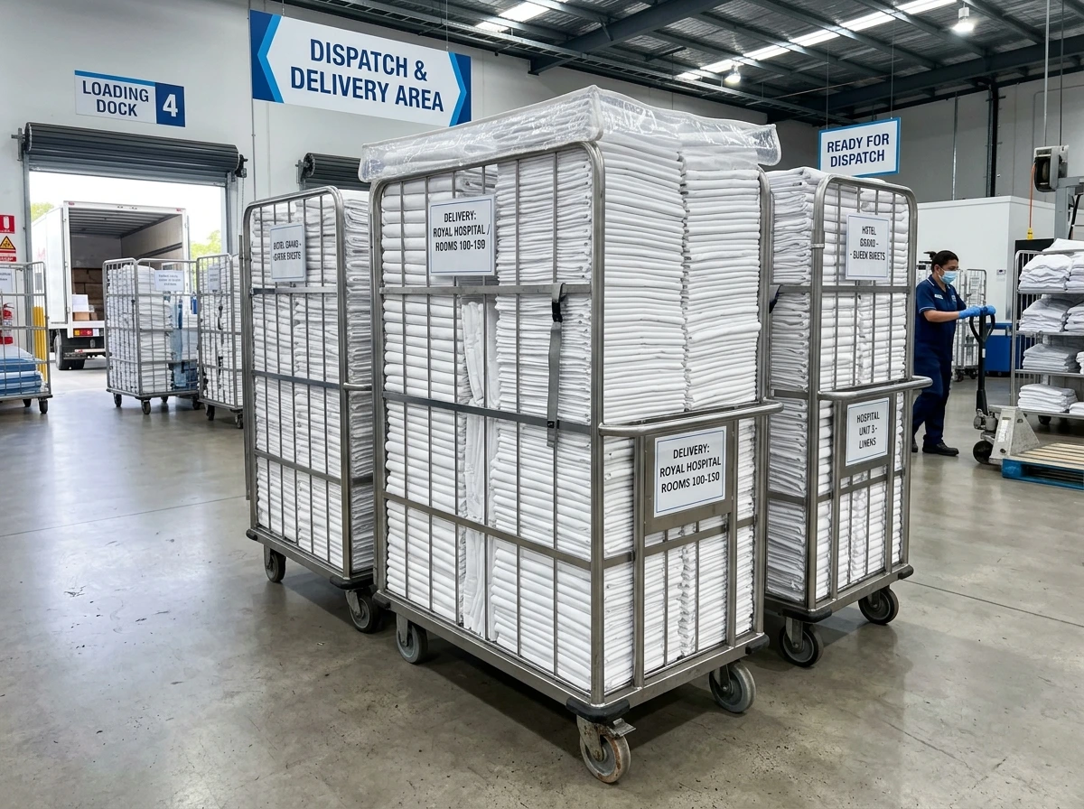 On-time linen delivery